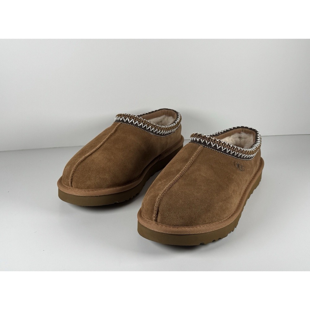 UGG Tasman Slippers Men's Size 9 Chestnut 5950 Brand New With Box - Picture 5 of 5